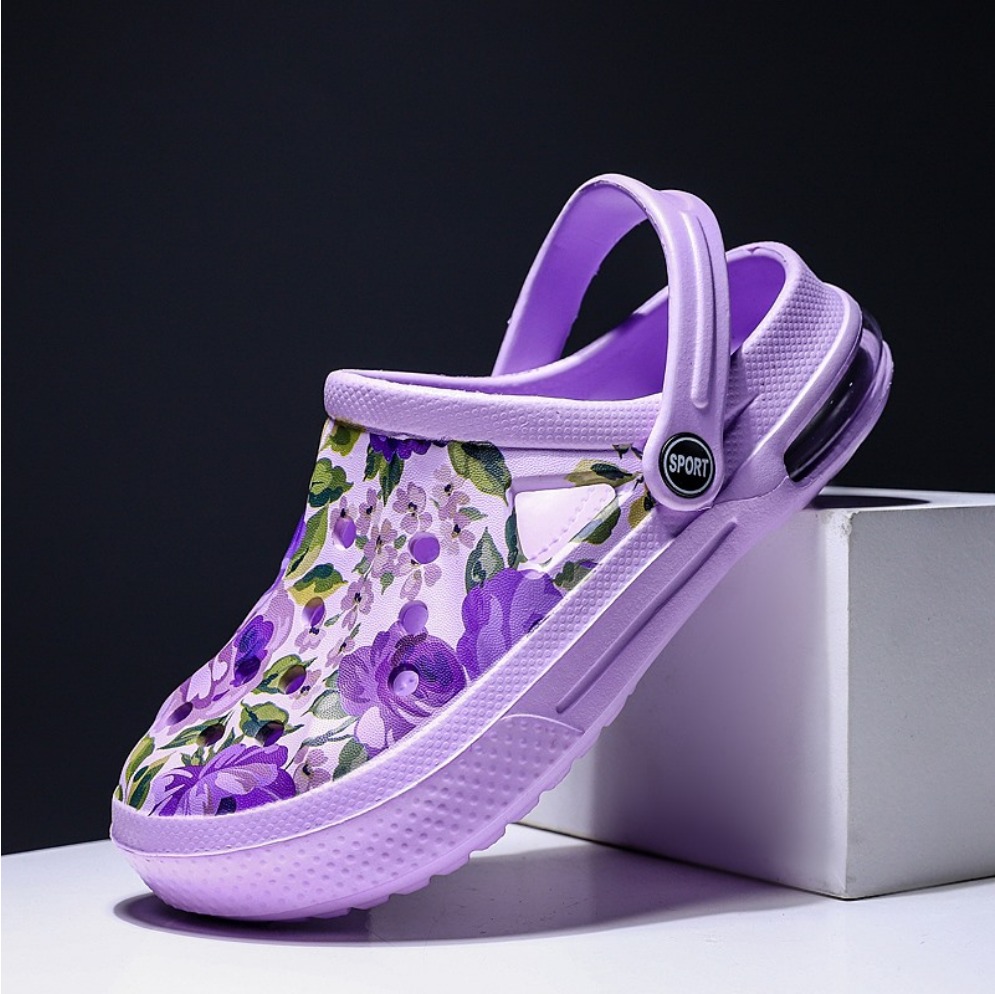 Women'S Shoes Nursing - รองเท้าผู้หญิงสไตล์ชาติพันธุ์ ปี 2006 รองเท้าแตะพื้นนิ่ม ใส่ได้สองแบบ สำหรับใส่ไปชายหาด