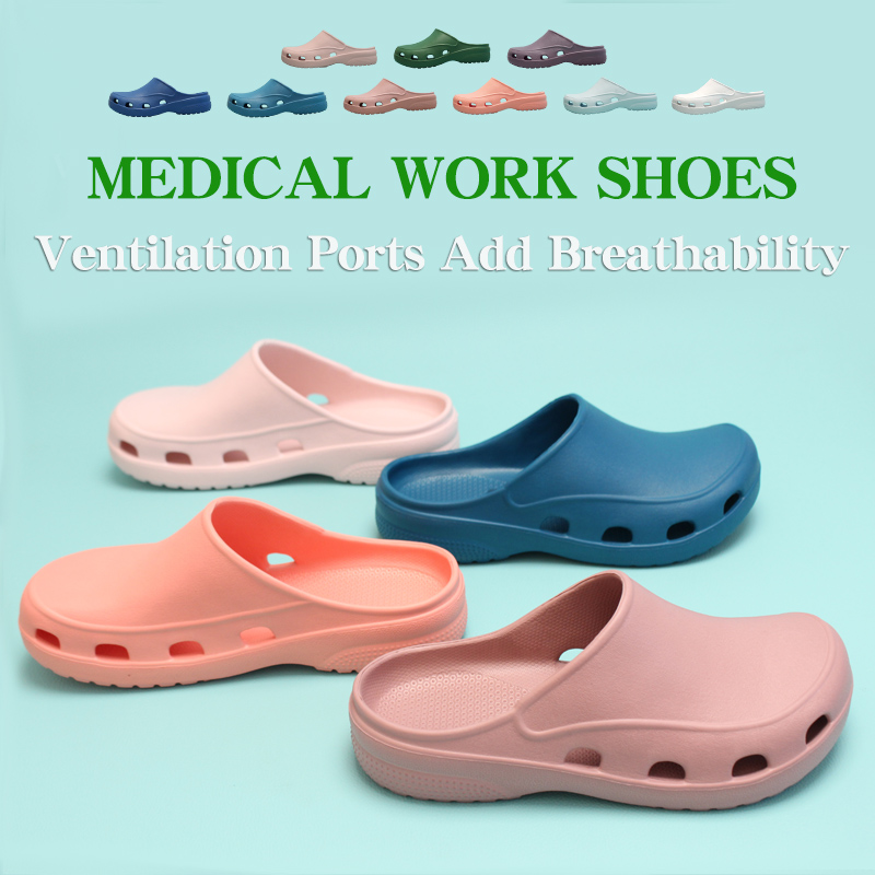 Women'S Shoes Nursing - รองเท้าพยาบาล EVA กันลื่น รองเท้าคล็อกสำหรับพยาบาล ใช้ได้ทั้งชายและหญิง เหมาะสำหรับร้านเสริมสวย