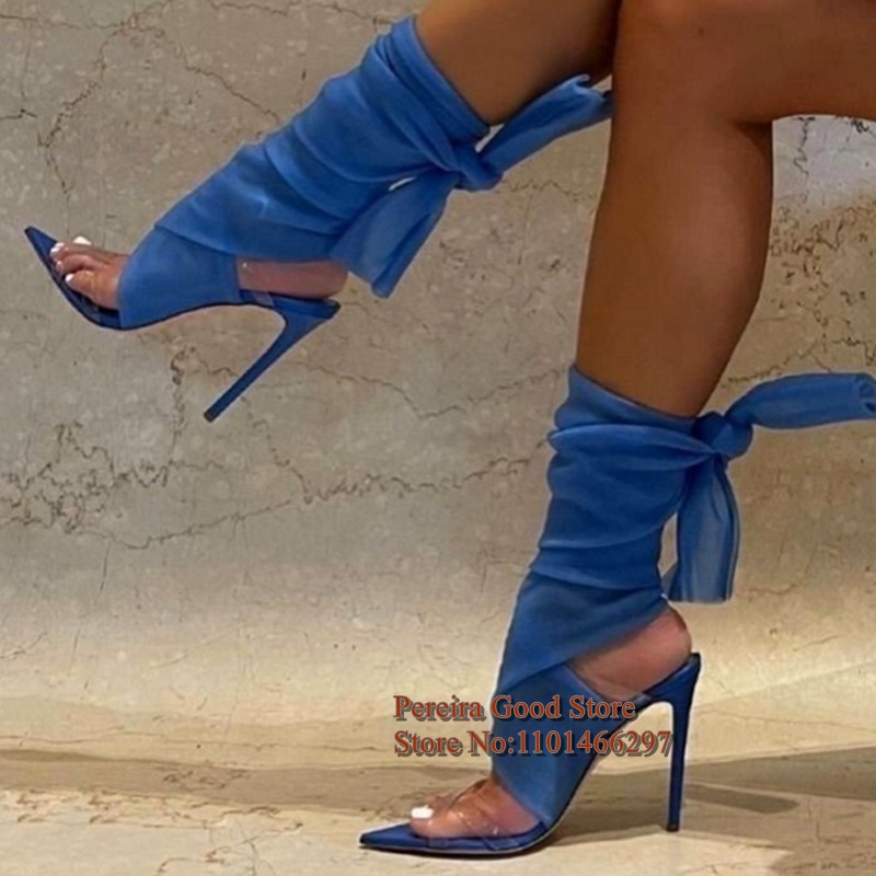 รองเท้าส้นสูงแบบผูกเชือก หัวแห - Ribbon Tie Heel บทวิจารณ์และราคา