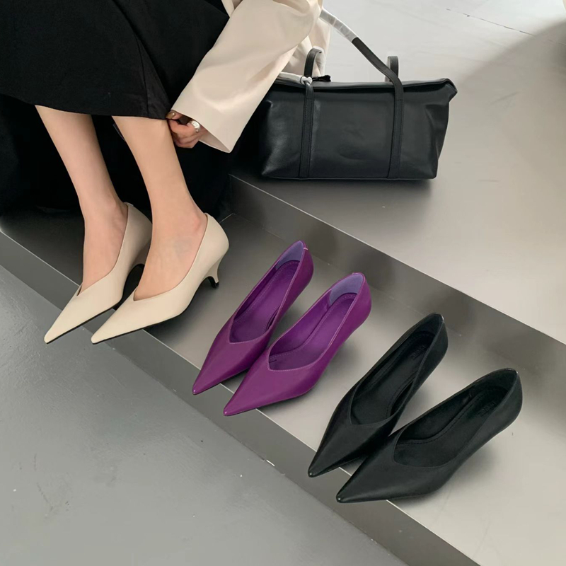 รองเท้าส้นเตี้ยแบบสวม SUOJIALU - Women Shoes Brands บทวิจารณ์และราคา