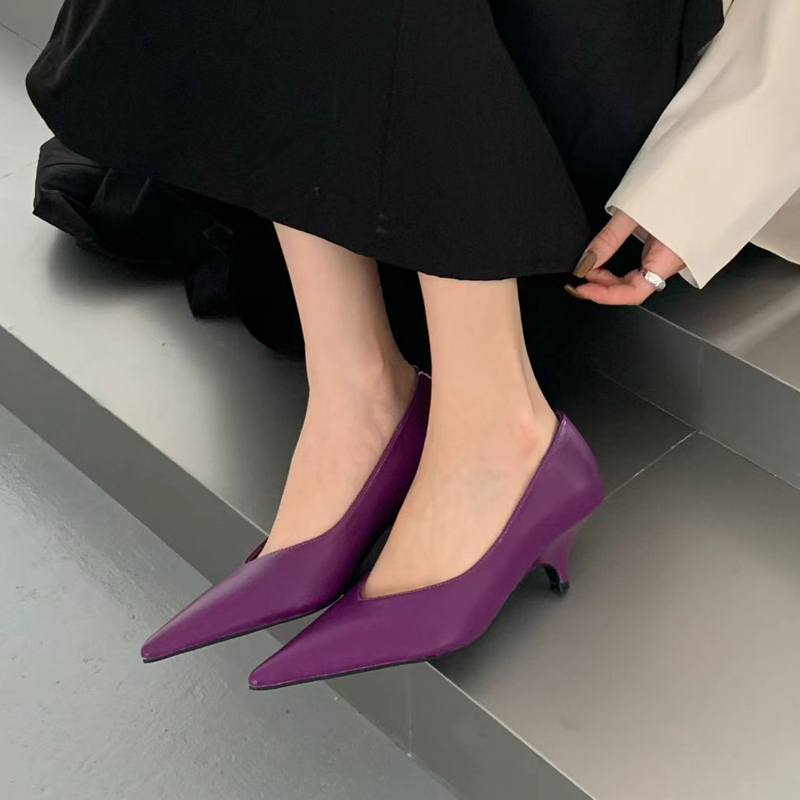 รองเท้าส้นเตี้ยแบบสวม SUOJIALU - Women Shoes Brands บทวิจารณ์และราคา