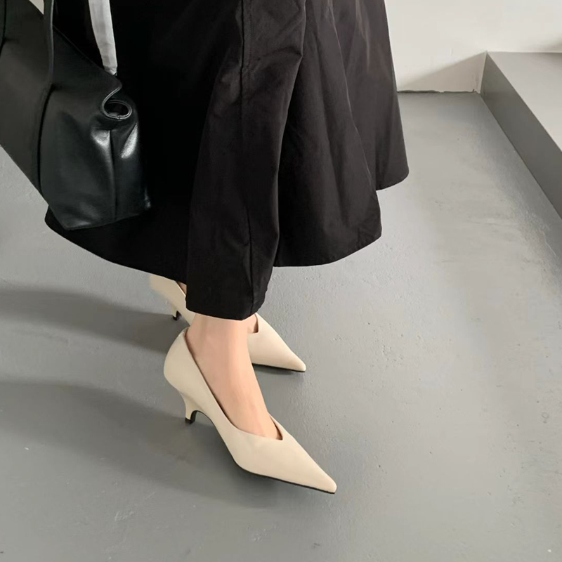 รองเท้าส้นเตี้ยแบบสวม SUOJIALU - Women Shoes Brands บทวิจารณ์และราคา