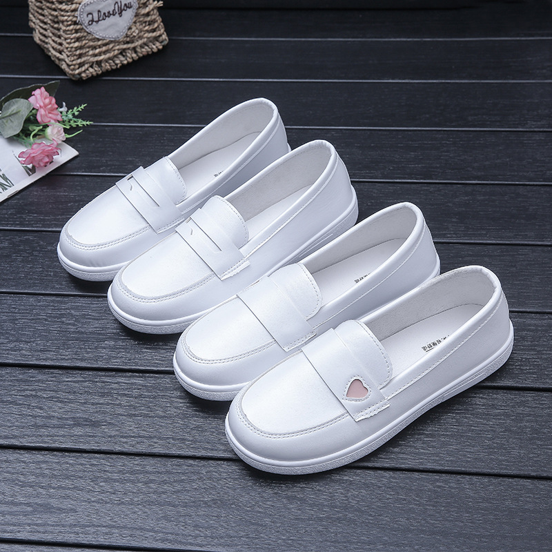 รองเท้าพยาบาลพื้นนุ่มสีขาวแบบใ - Women'S Shoes Nursing บทวิจารณ์และราคา