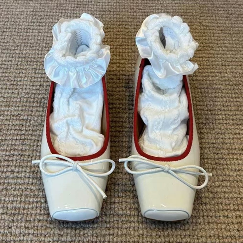 รองเท้าแฟชั่นหนังแก้วแบบแมรี่เ - Women Shoes Brands บทวิจารณ์และราคา
