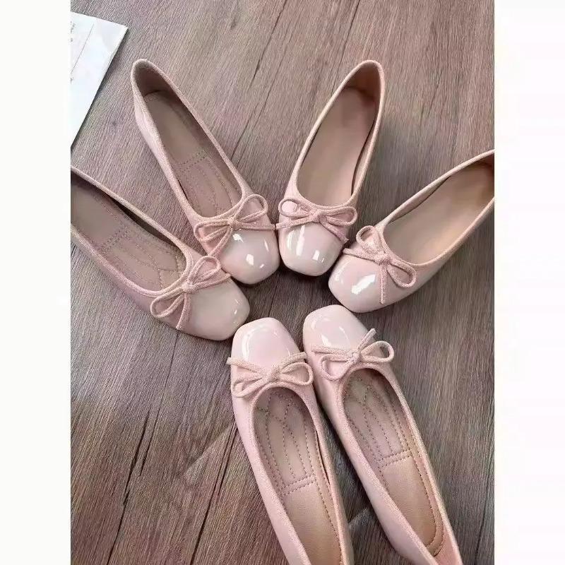 รองเท้าบัลเล่ต์ผู้หญิง หัวเหลี - Slingback Pumps Women บทวิจารณ์และราคา