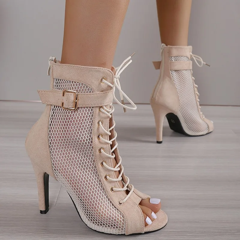 2024รองเท้าแตะผู้หญิงแฟชั่นส้น - Zip Up Boots Short บทวิจารณ์และราคา