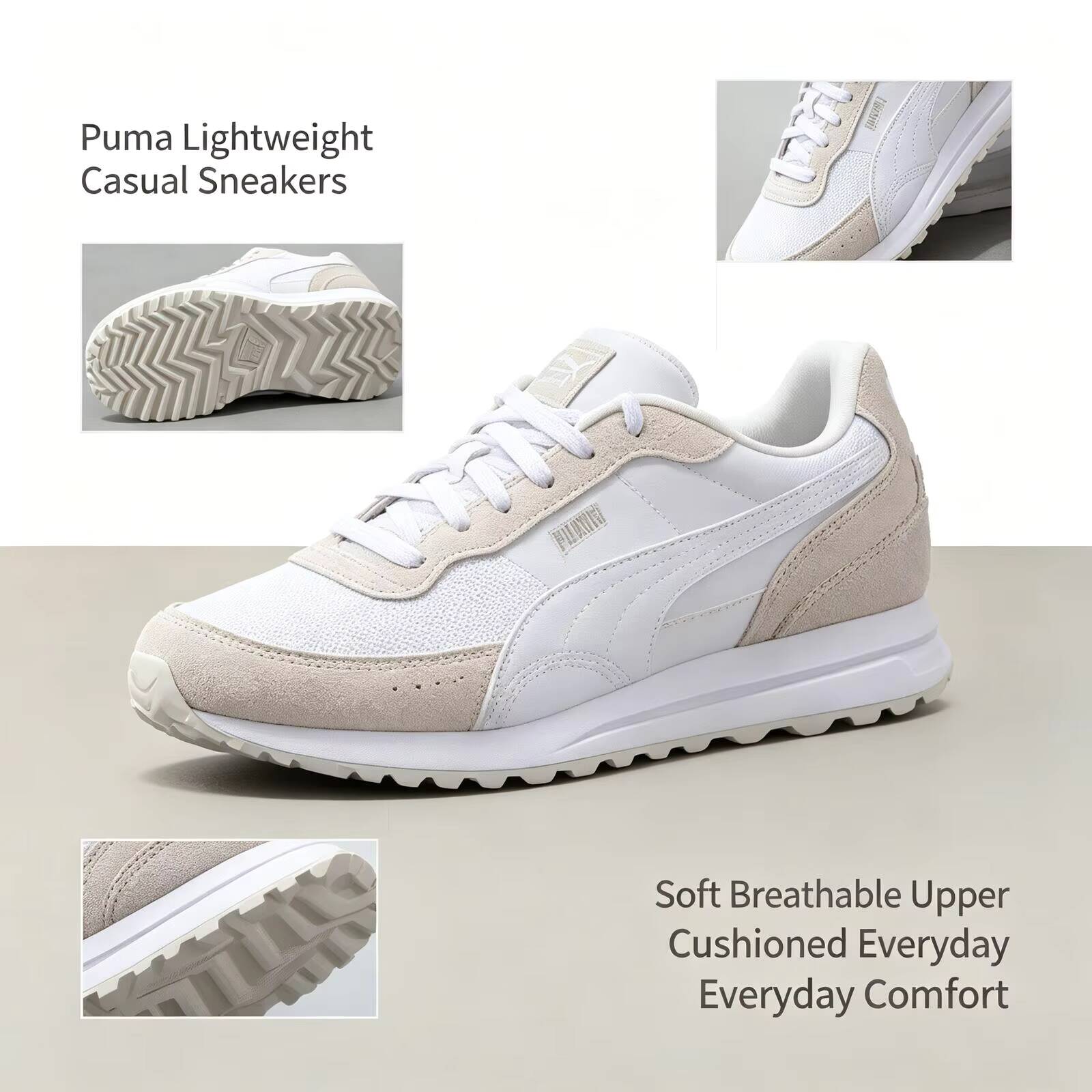 ใหม่ร้อนแรง PUMA สีขาวรองเท้าว - Women Shoes Jordan บทวิจารณ์และราคา