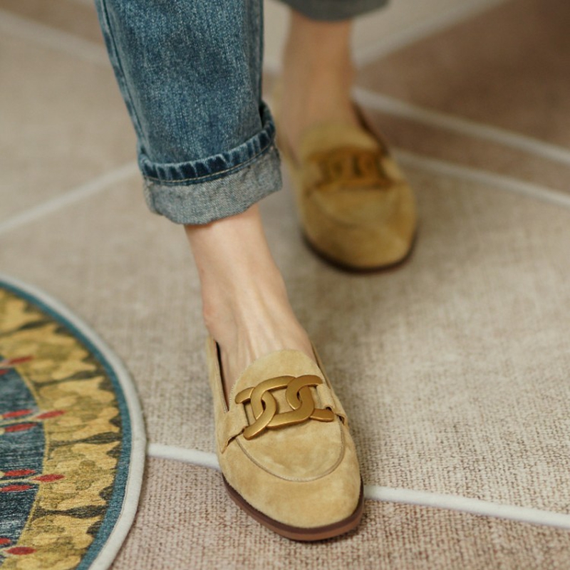 หนังนิ่มหนังผู้หญิง Loafers ฤด - Slingback Pumps Women บทวิจารณ์และราคา