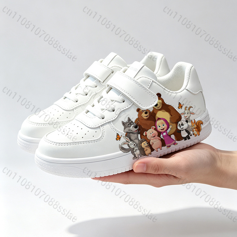 รองเท้าการ์ตูนเด็ก Masha Bear  - Women'S Shoes Back To School บทวิจารณ์และราคา