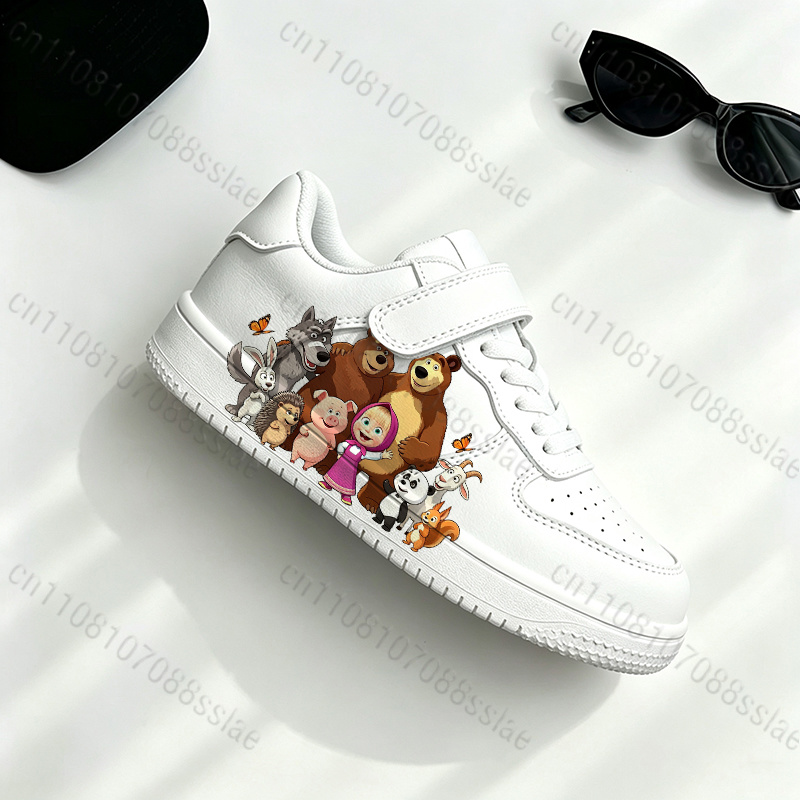 รองเท้าการ์ตูนเด็ก Masha Bear  - Women'S Shoes Back To School บทวิจารณ์และราคา