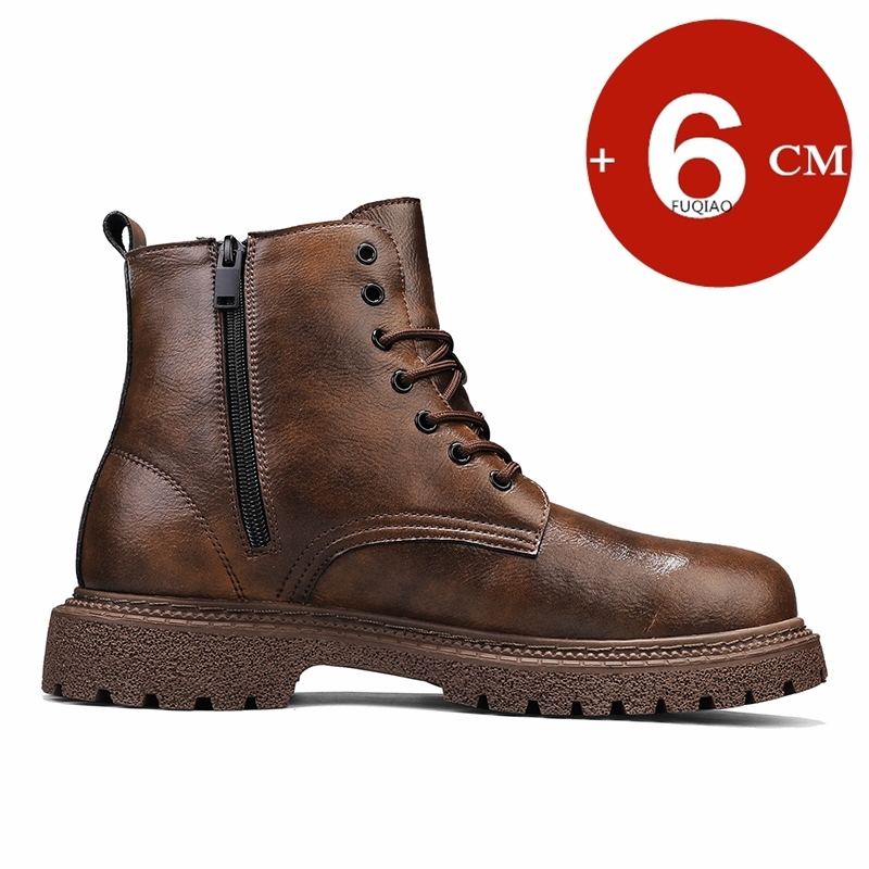 รองเท้าบูทเพิ่มความสูง 6 ซม. ส - Suede Ankle Boot บทวิจารณ์และราคา