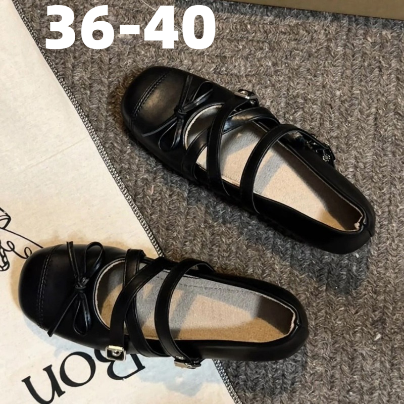 รองเท้าสตรีแมรี่เจนแบบแบน สีดำ - Women'S Shoes Loafers Black บทวิจารณ์และราคา