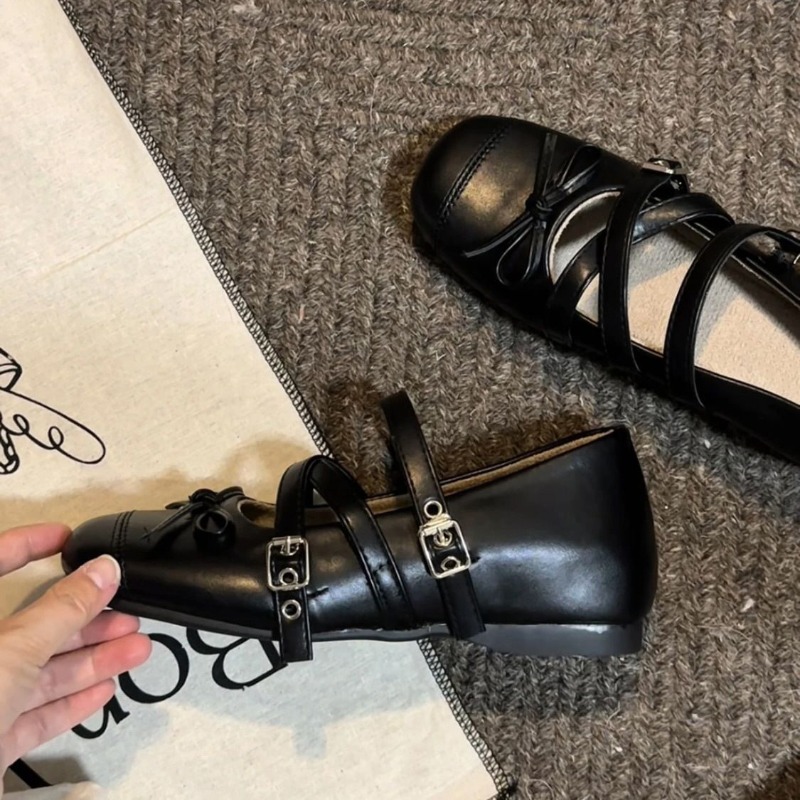 รองเท้าสตรีแมรี่เจนแบบแบน สีดำ - Women'S Shoes Loafers Black บทวิจารณ์และราคา