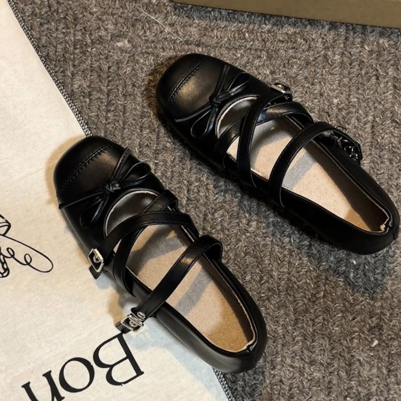 รองเท้าสตรีแมรี่เจนแบบแบน สีดำ - Women'S Shoes Loafers Black บทวิจารณ์และราคา