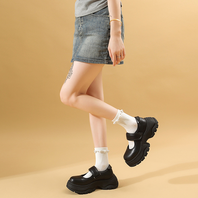 รองเท้าส้นตึกผู้หญิง รุ่นใหม่ป - Women'S Shoes Back To School บทวิจารณ์และราคา