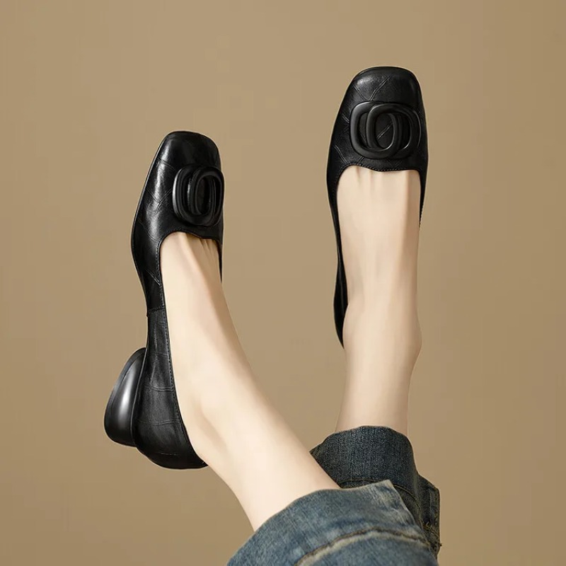 รองเท้าส้นสูงสไตล์ฝรั่งเศสสำหร - Slingback Pumps Women บทวิจารณ์และราคา