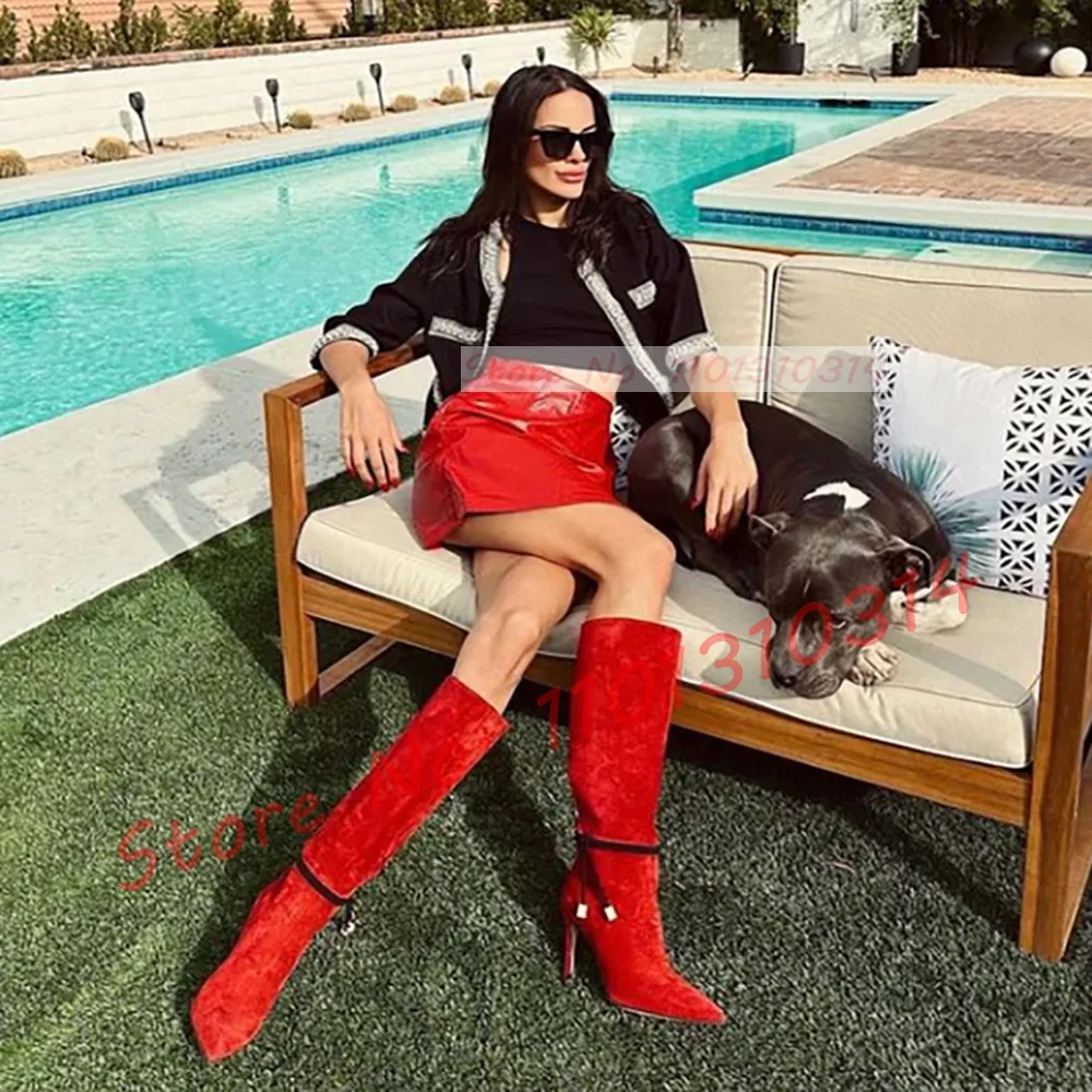 รองเท้ารองเท้าบูทยาวถึงเข่าแฟช - Suede Ankle Boot บทวิจารณ์และราคา