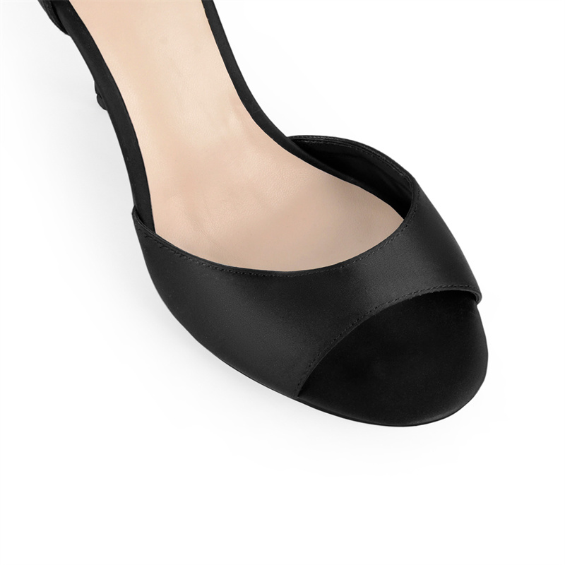 Onlymaker รองเท้าส้นสูงแบบเปิด - Ribbon Tie Heel บทวิจารณ์และราคา
