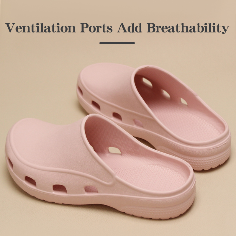 รองเท้าพยาบาล EVA สีชมพู แบบสว - Women'S Shoes Nursing บทวิจารณ์และราคา