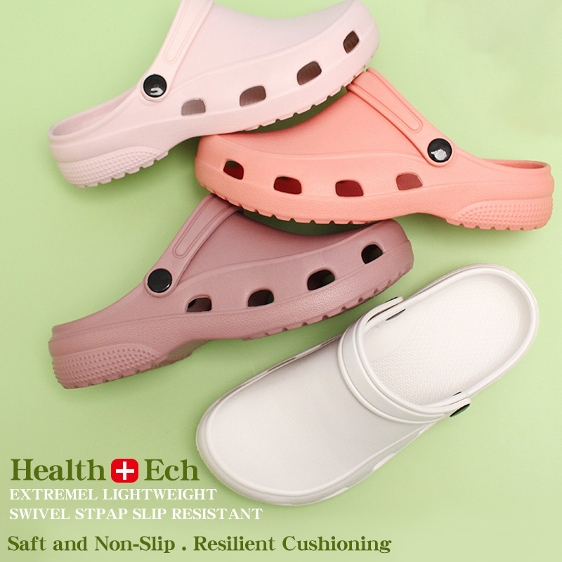 รองเท้าแพทย์ EVA สีพื้นสำหรับผ - Women'S Shoes Nursing บทวิจารณ์และราคา