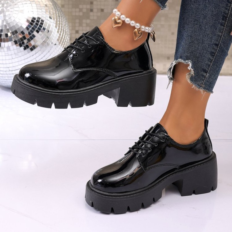 2026 ใหม่ผู้หญิงฤดูใบไม้ผลิรอง - Women'S Shoes Loafers Black บทวิจารณ์และราคา