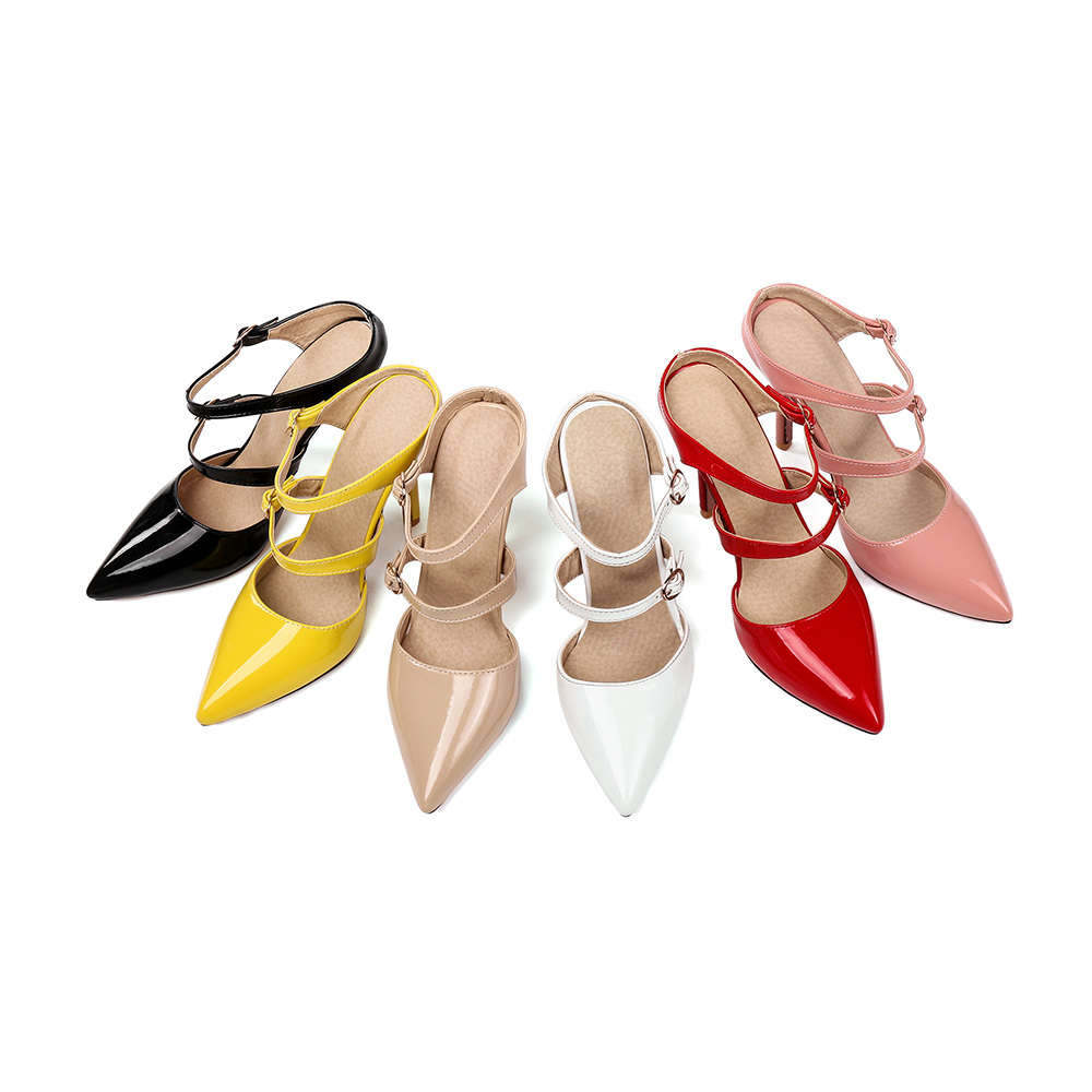 ใหม่เอี่ยมเซ็กซี่สีแดงสีเหลือง - Women Shoes Brands บทวิจารณ์และราคา