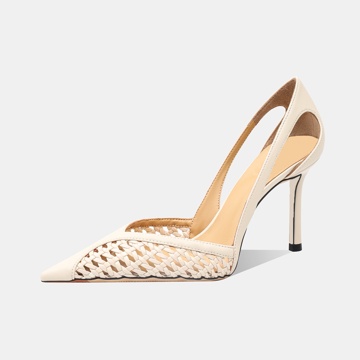 รองเท้าส้นสูงแบบโปร่งตาข่ายสำห - Women Shoes Brands บทวิจารณ์และราคา